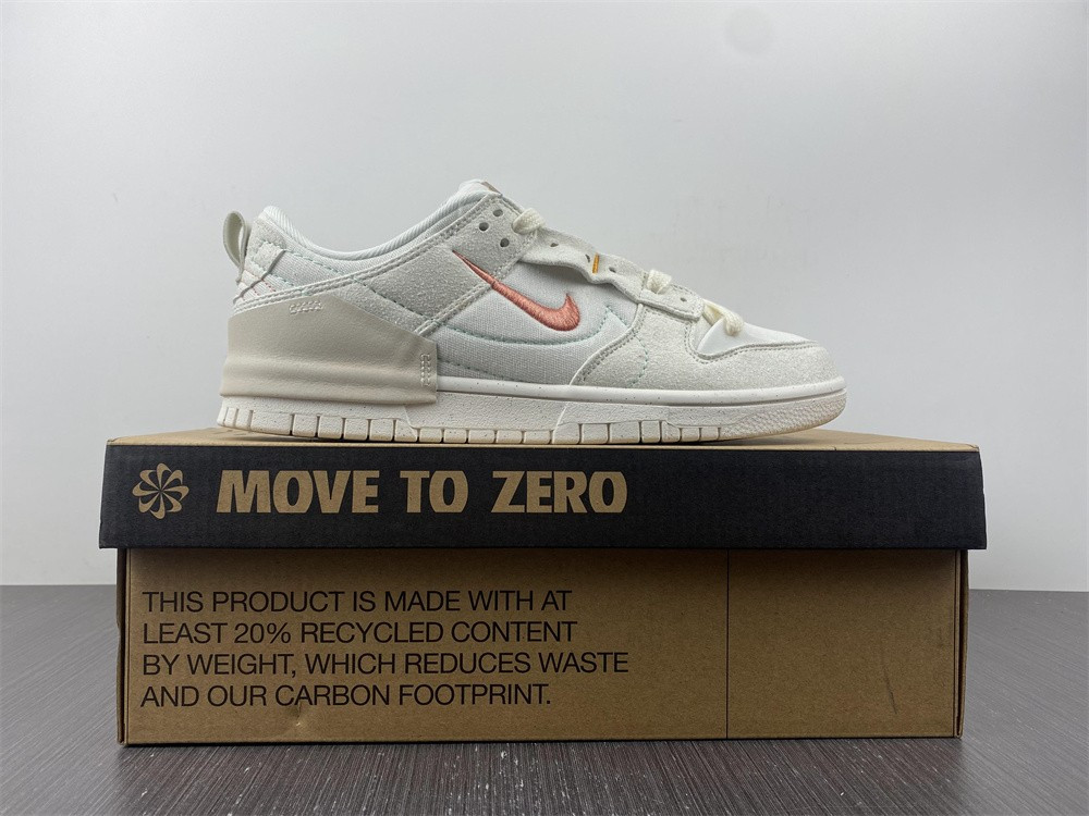 nike dunk low disrupt 2 pale ivory (w) - dh4402-100