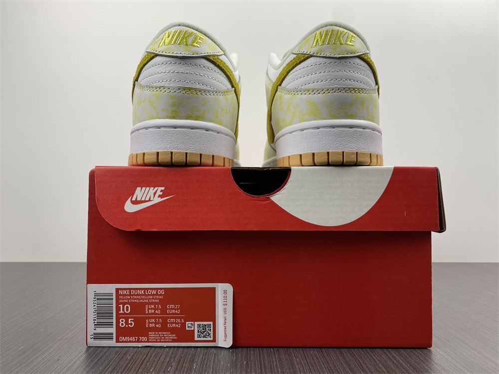 nike dunk low "yellow strike" dm9467-700