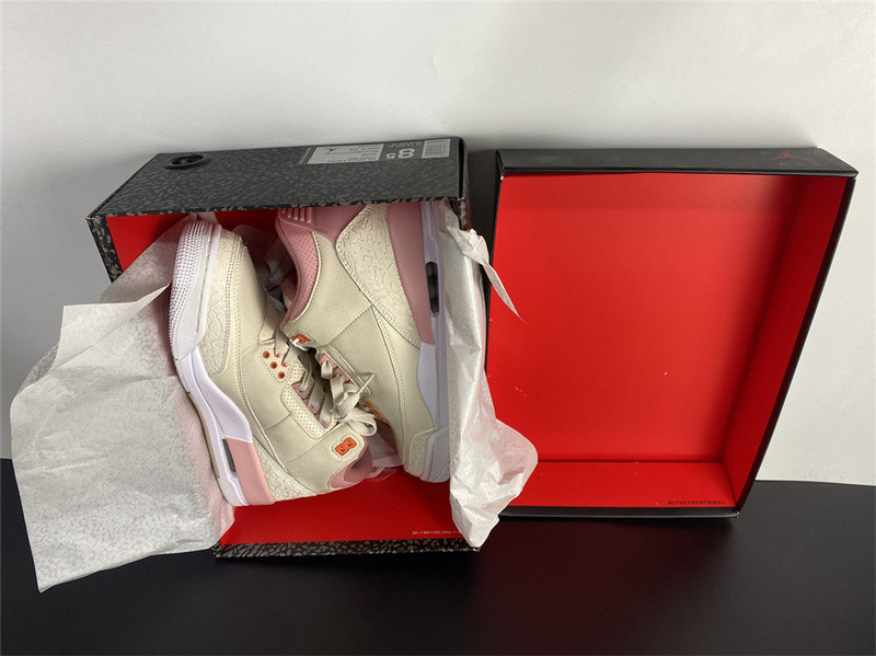air jordan 3 sail pink ck9246-116
