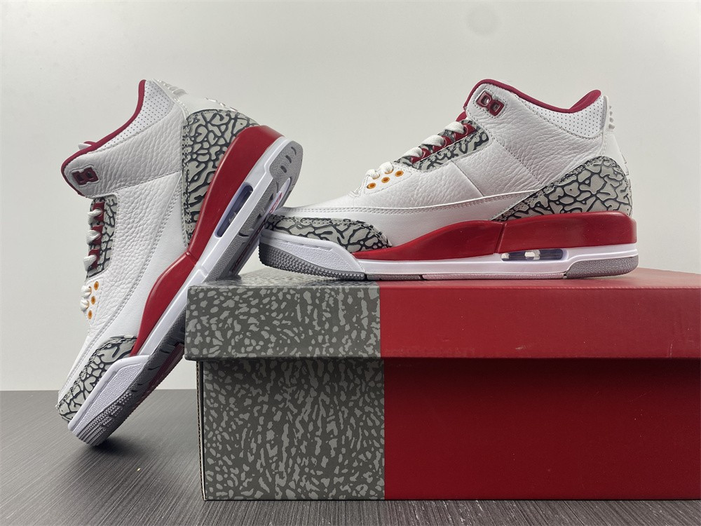 jordan 3 retro cardinal red - ct8532-126