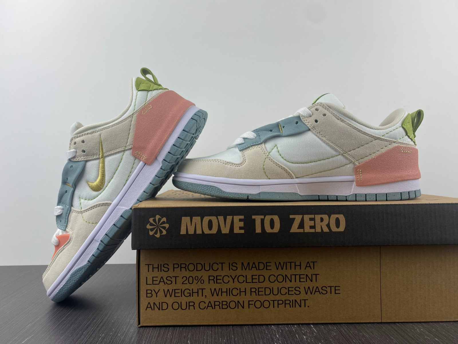 nike dunk low disrupt 2 easter pastel (w) - dv3457-100