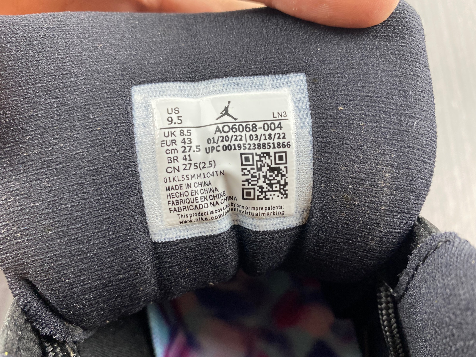 jordan 12 retro hyper royal (w) - ao6068-004