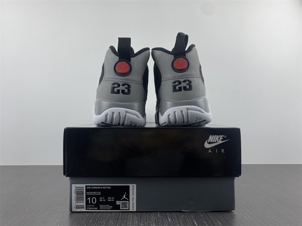 jordan 9 retro particle grey - ct8019-060