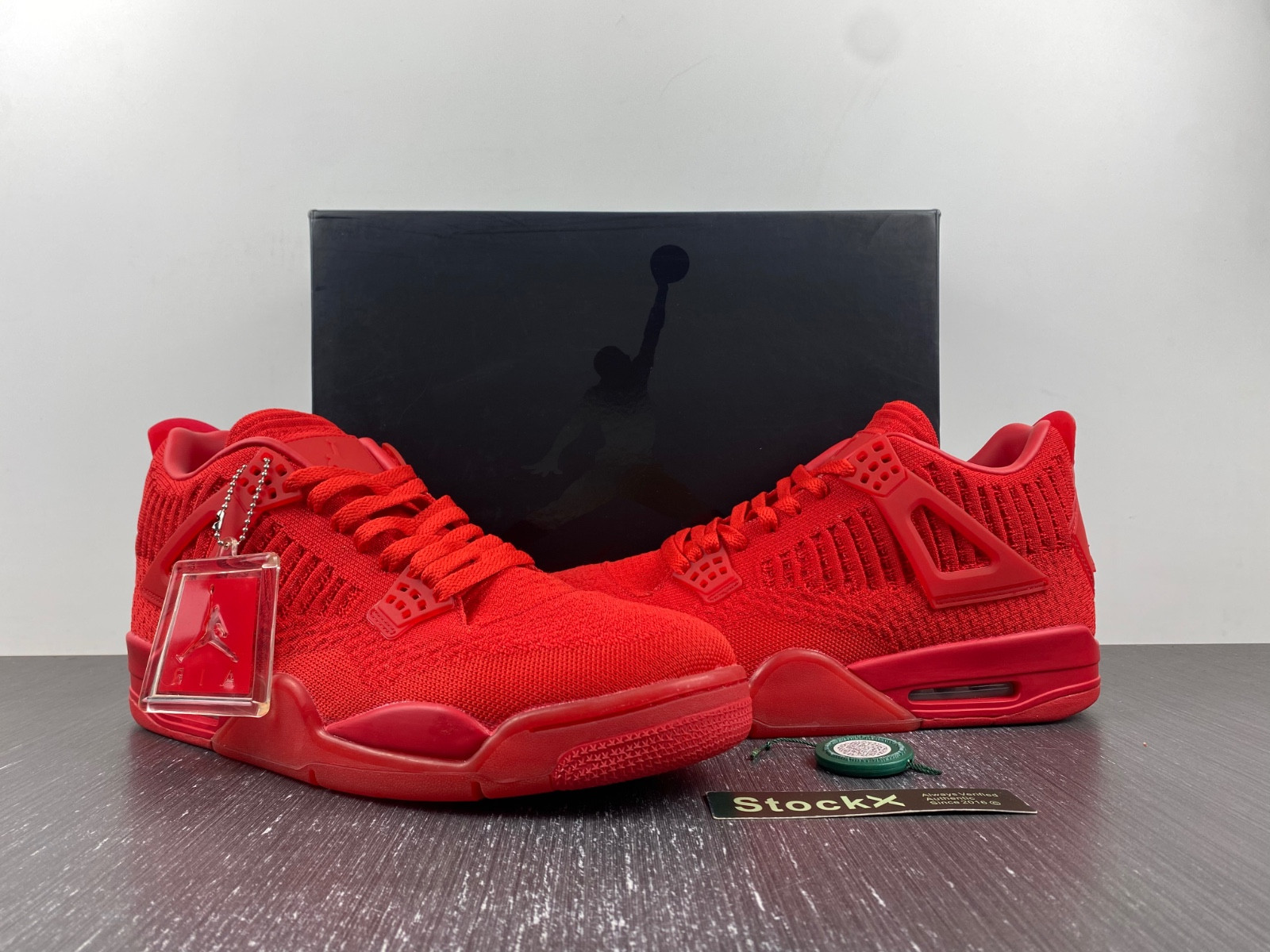jordan 4 retro flyknit red - aq3559-600