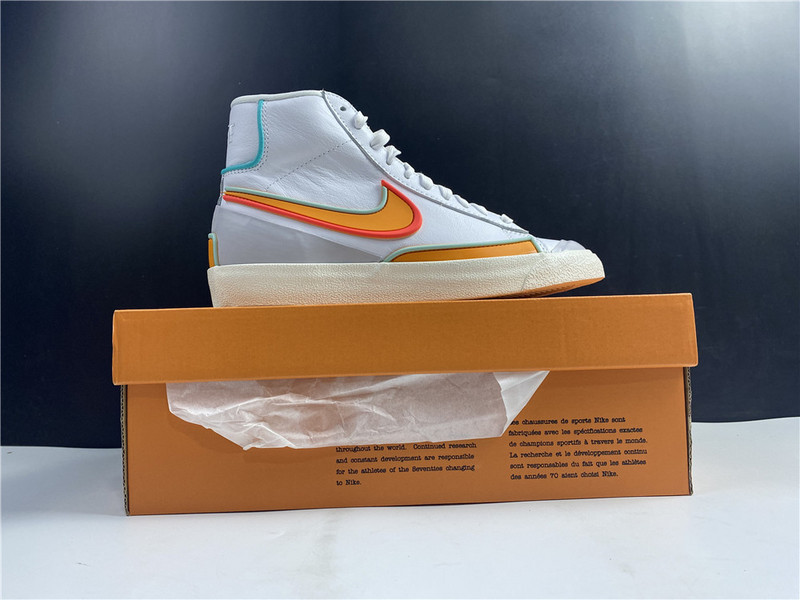nike blazer mid 77 infinite kumquat (w) - dc1746-100