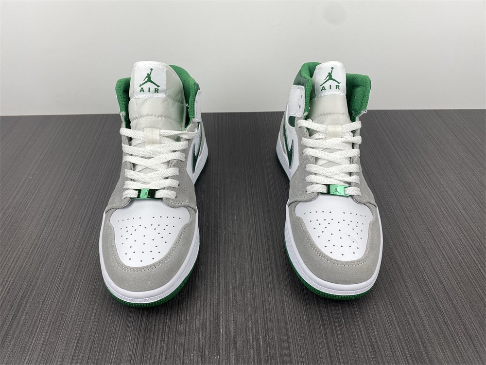 jordan 1 mid grey green - dc7294-103