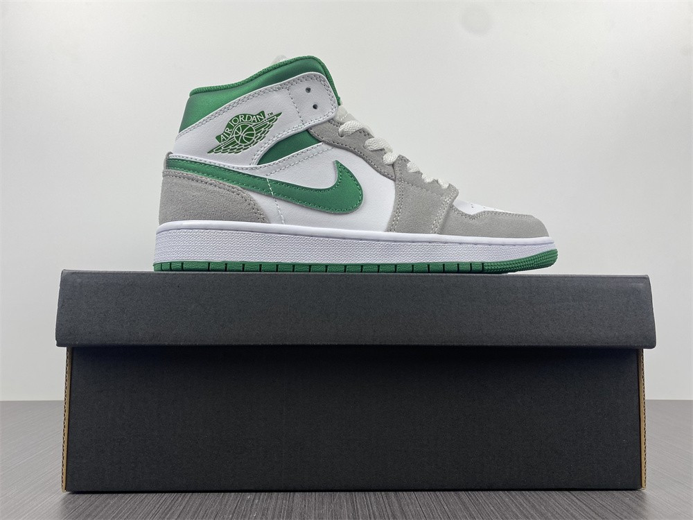 jordan 1 mid grey green - dc7294-103