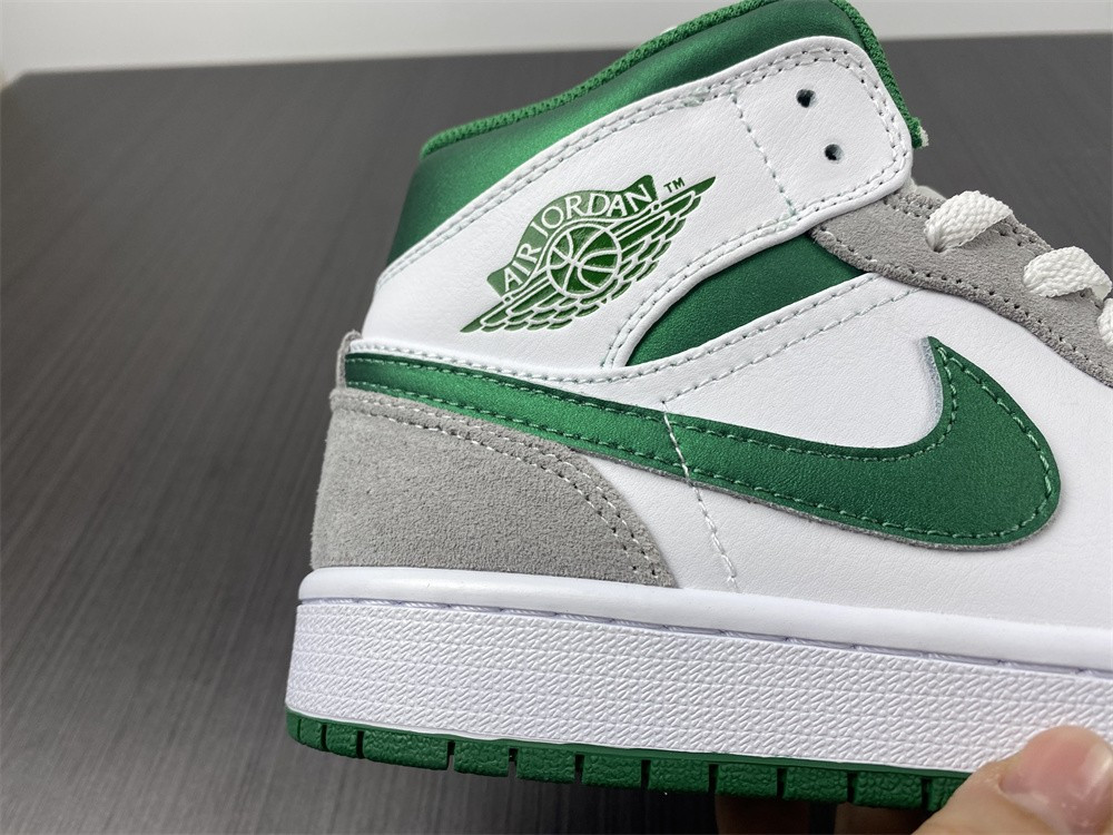 jordan 1 mid grey green - dc7294-103