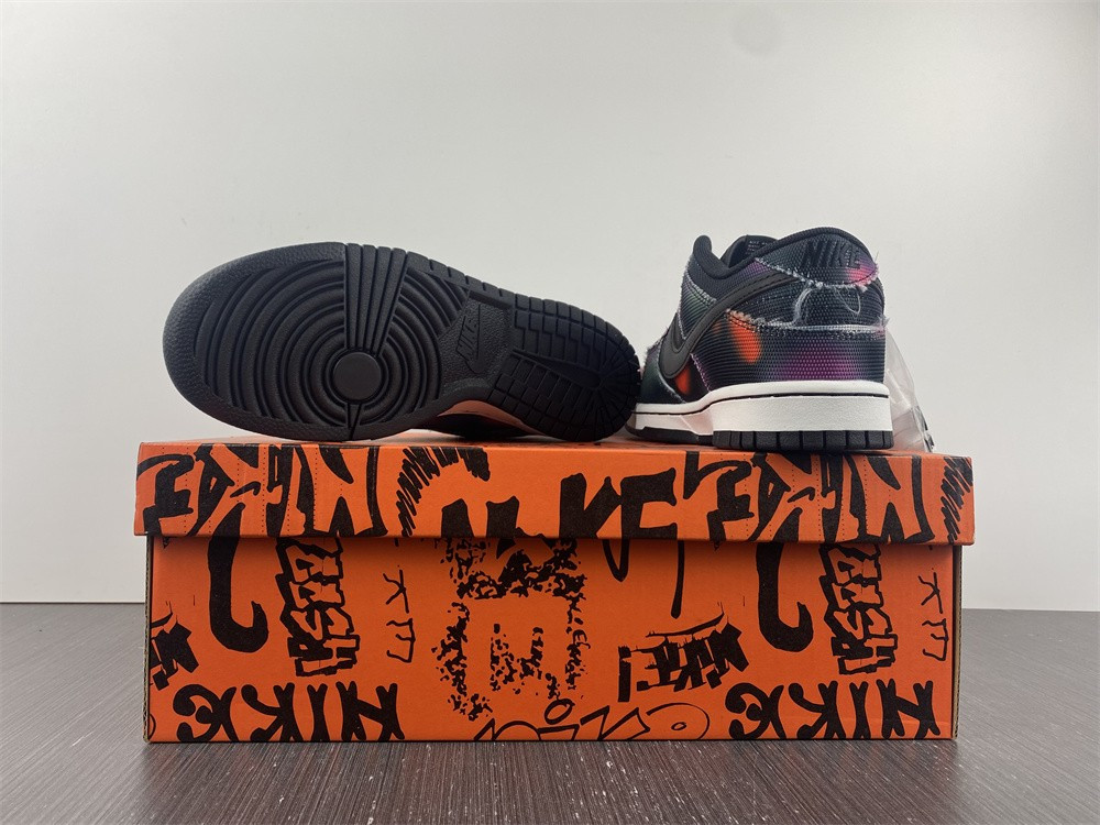 nike dunk low graffiti pink - dm0108-002