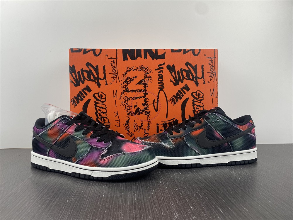 nike dunk low graffiti pink - dm0108-002