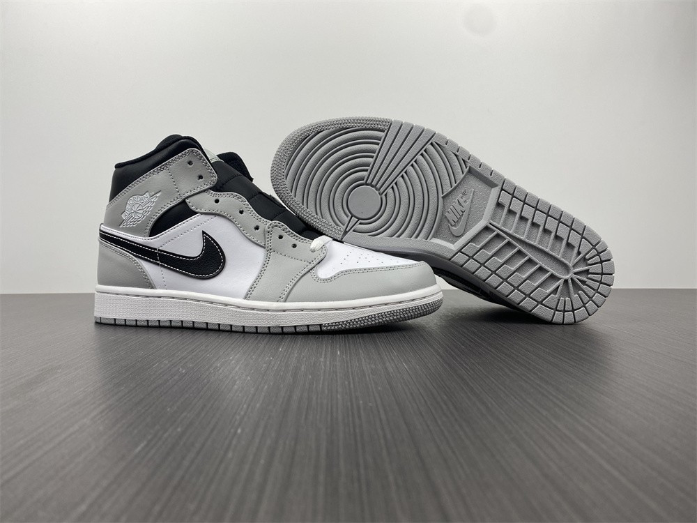 air jordan 1 mid light smoke grey 554724-078