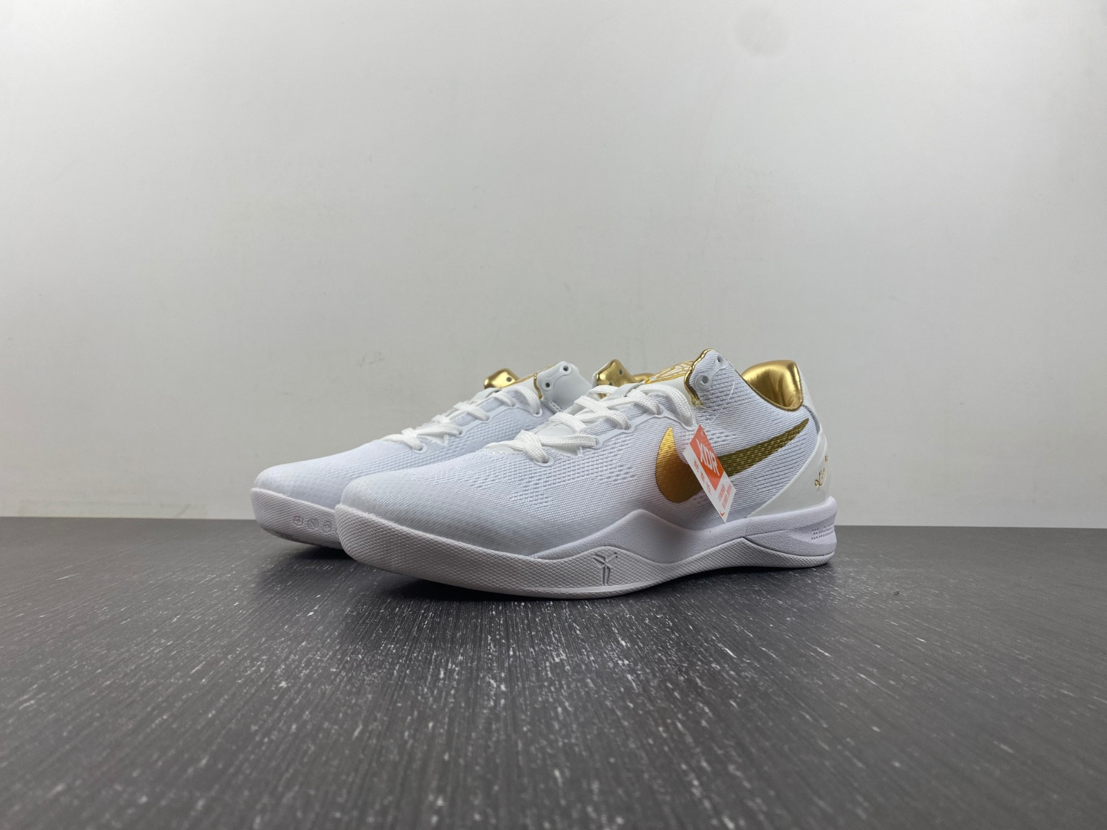 nike kobe 8 protro white metallic gold fv6325-100