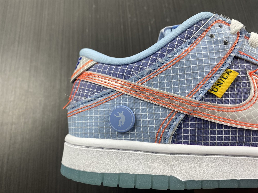 union x nike dunk low blue dj9649-400