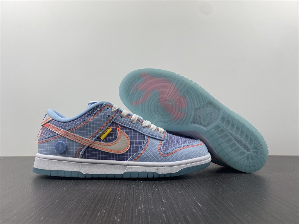 union x nike dunk low blue dj9649-400