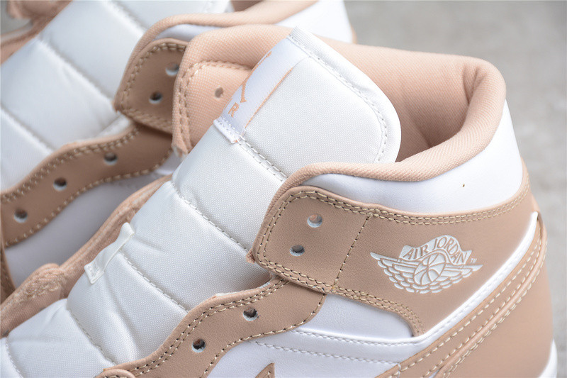 jordan 1 mid tan gum - 554724-271