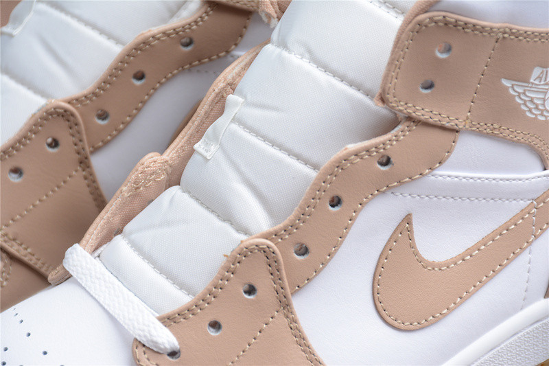 jordan 1 mid tan gum - 554724-271