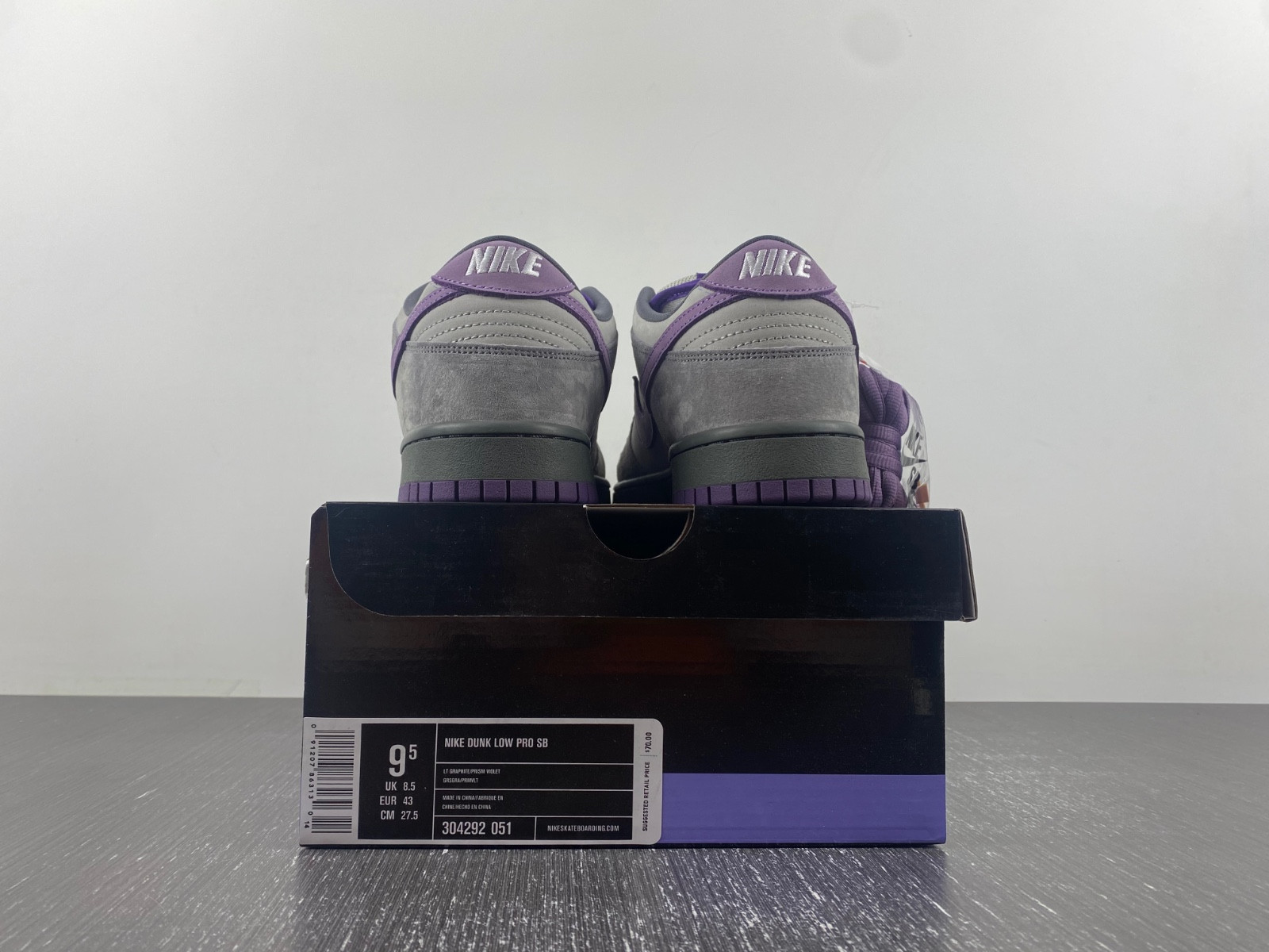 dunk sb low purple pigeon 304292-051
