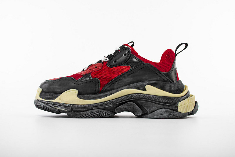 Ba*len*cia*ga triple s red/ black
