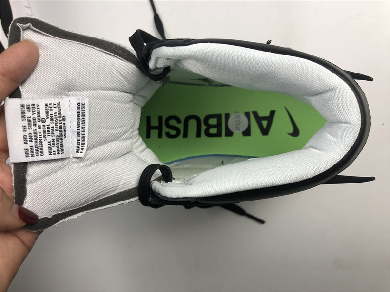 nike dunk high ambush black white - cu7544-001