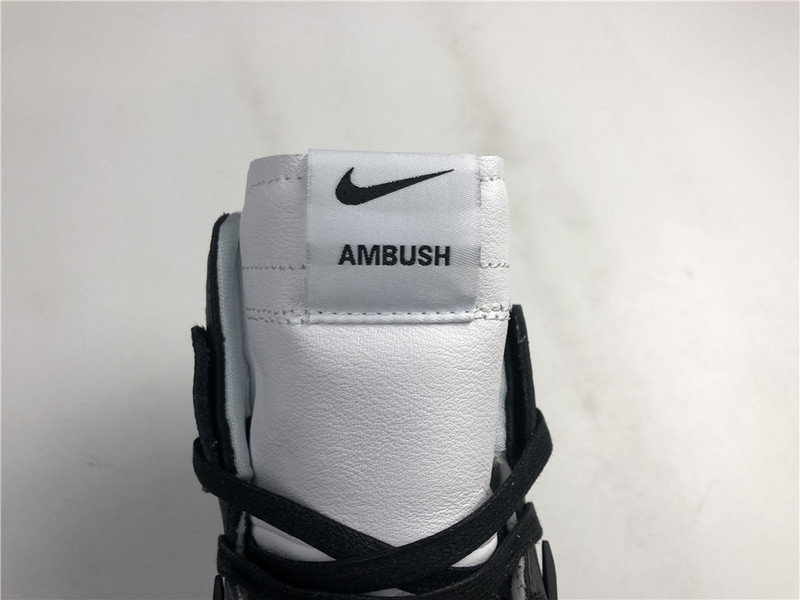 nike dunk high ambush black white - cu7544-001