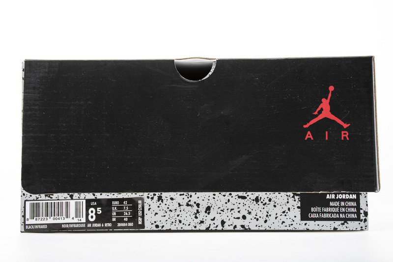 air jordan 6 retro black infrared 384664-060