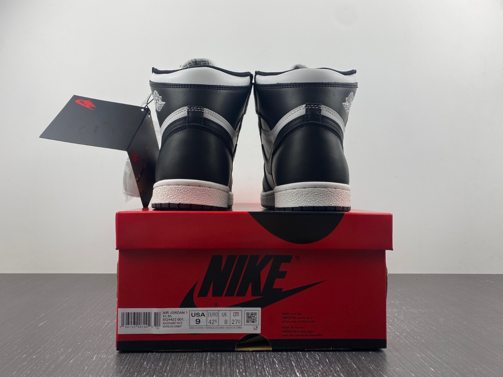 jordan 1 retro high 85 black white (2023) - bq4422-001