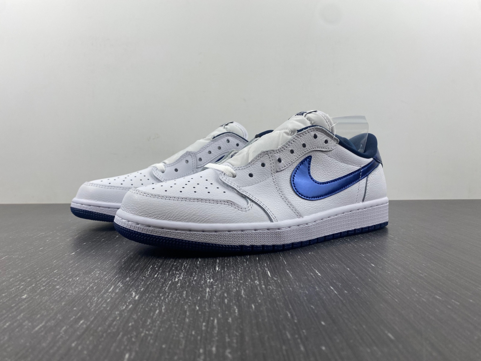 jordan 1 retro low metallic blue - 705329-106