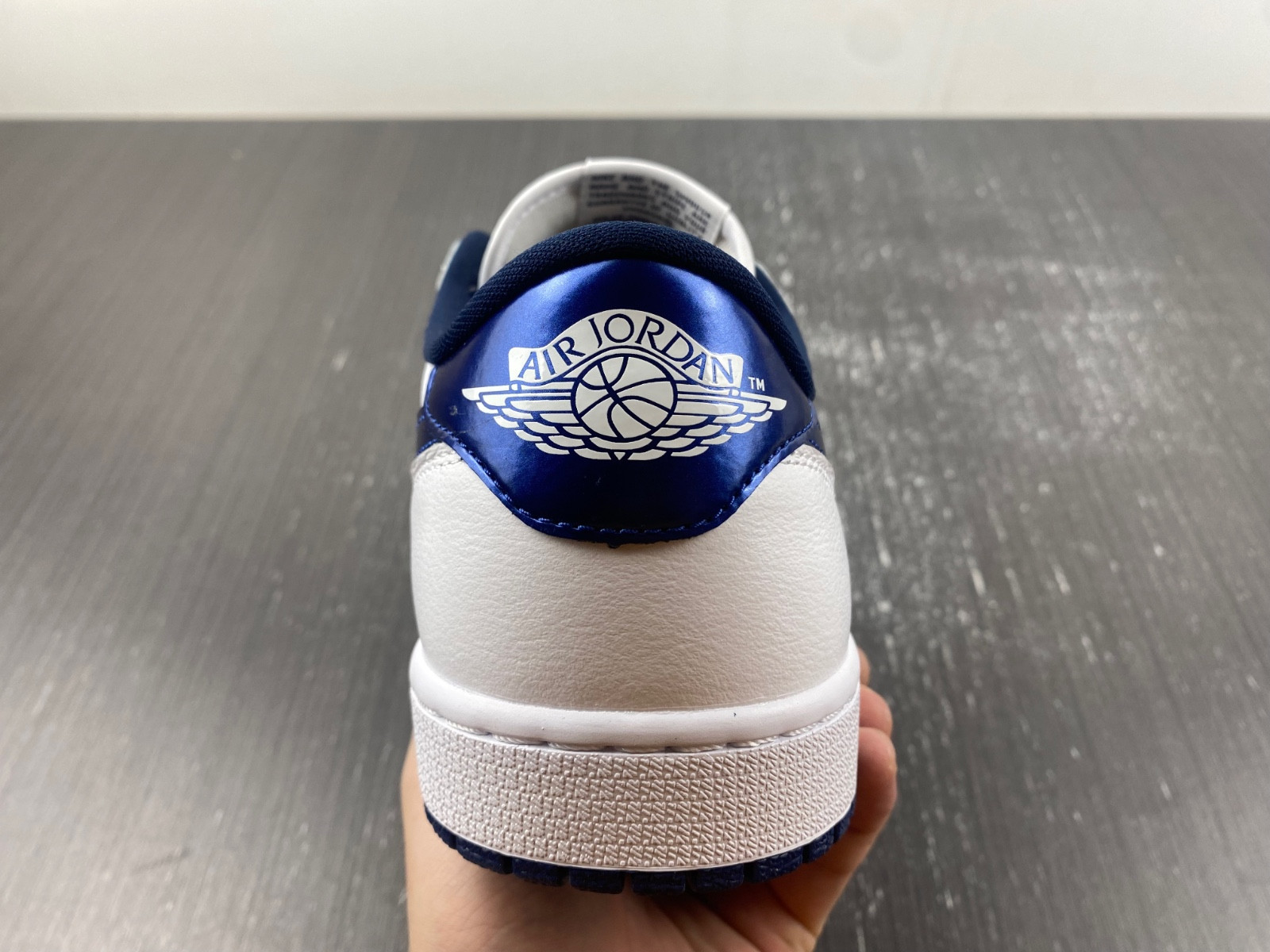 jordan 1 retro low metallic blue - 705329-106