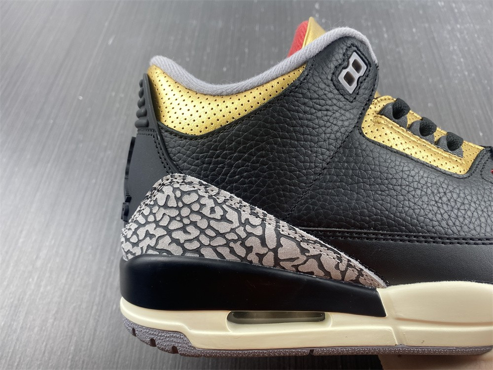 air jordan 3 wmns black gold ck9246-067