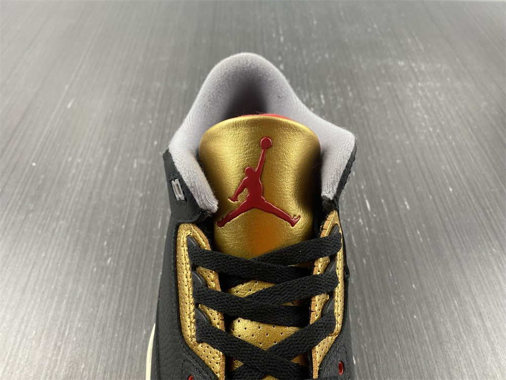 air jordan 3 wmns black gold ck9246-067