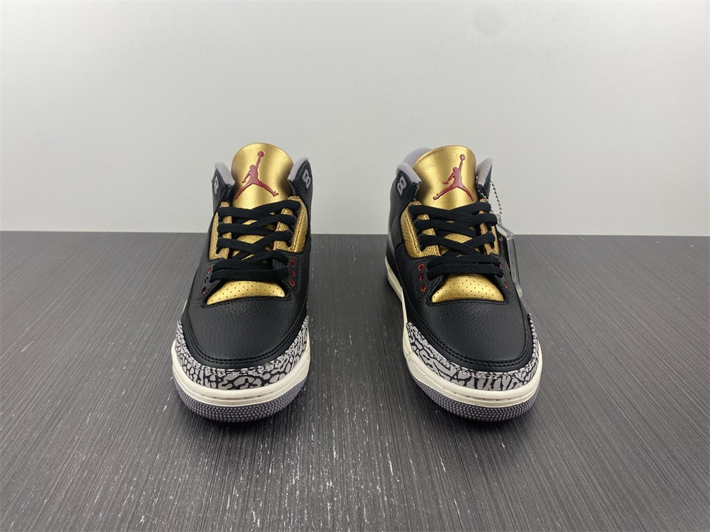 air jordan 3 wmns black gold ck9246-067