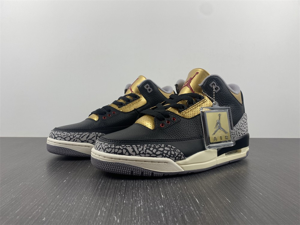 air jordan 3 wmns black gold ck9246-067