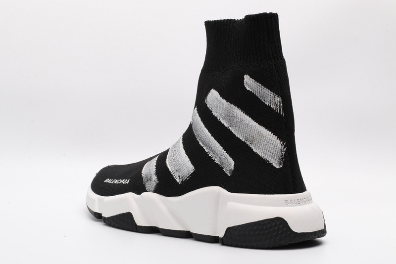 Ba*len*cia*ga speed trainer sneakers black