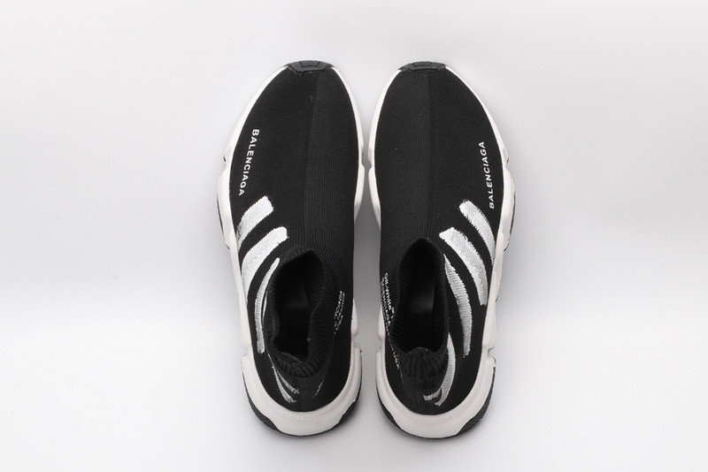 Ba*len*cia*ga speed trainer sneakers black