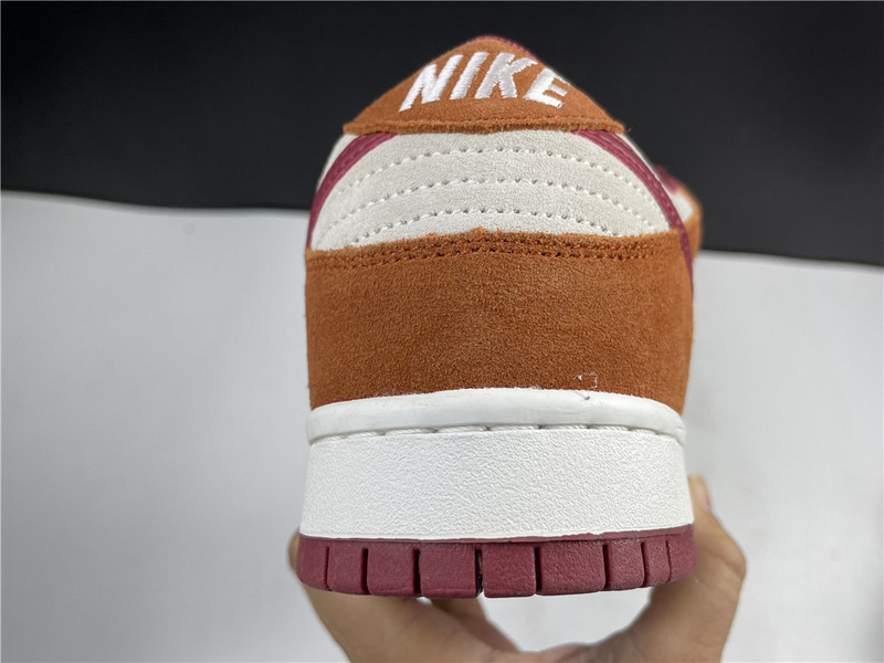 nike sb dunk low pro dark russet cedar - bq6817-202