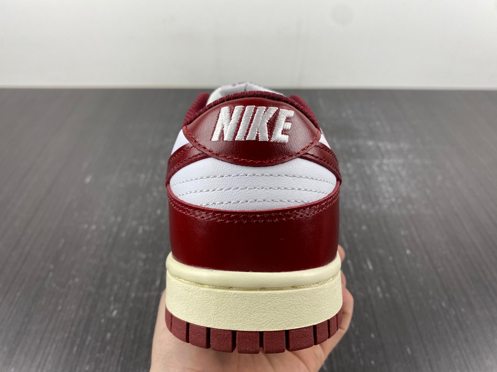 nike dunk low prm vintage team red (women