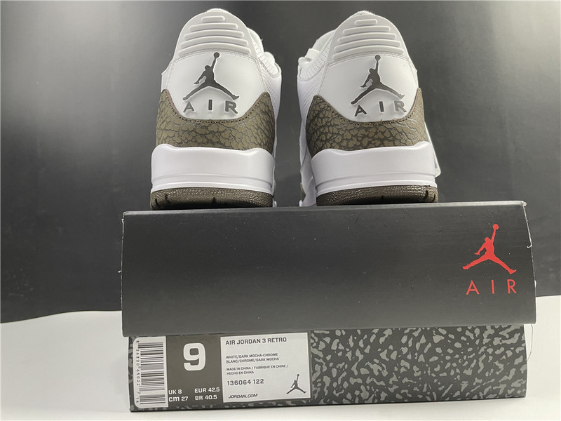 jordan 3 retro mocha (2018) - 136064-122