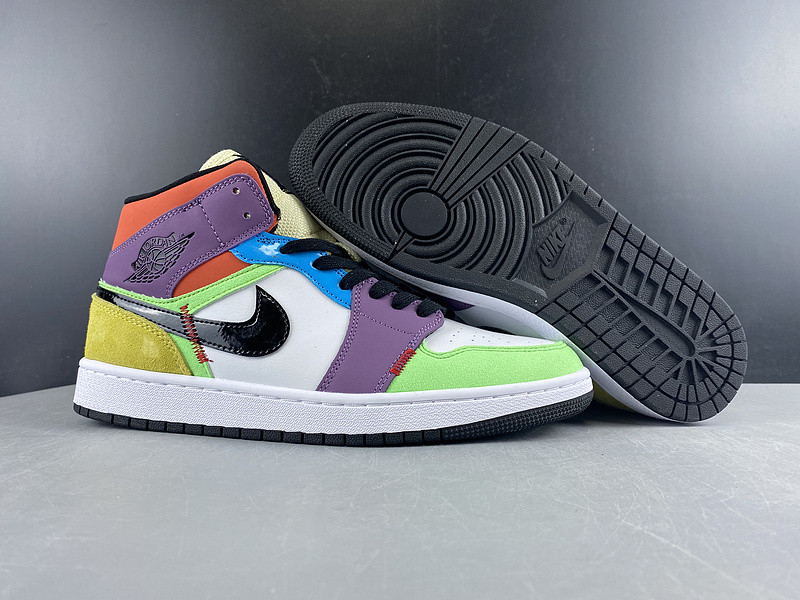 jordan 1 mid se multi-color (w) - cw1140-100