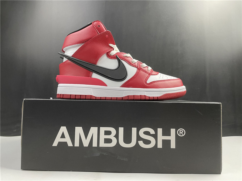 ambush nike dunk high deep royal red cu7544-102