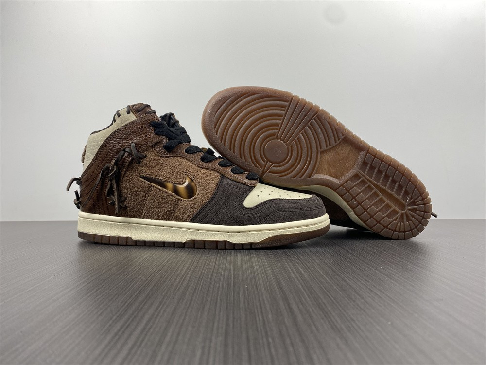 nike dunk high bodega legend fauna brown - cz8125-200