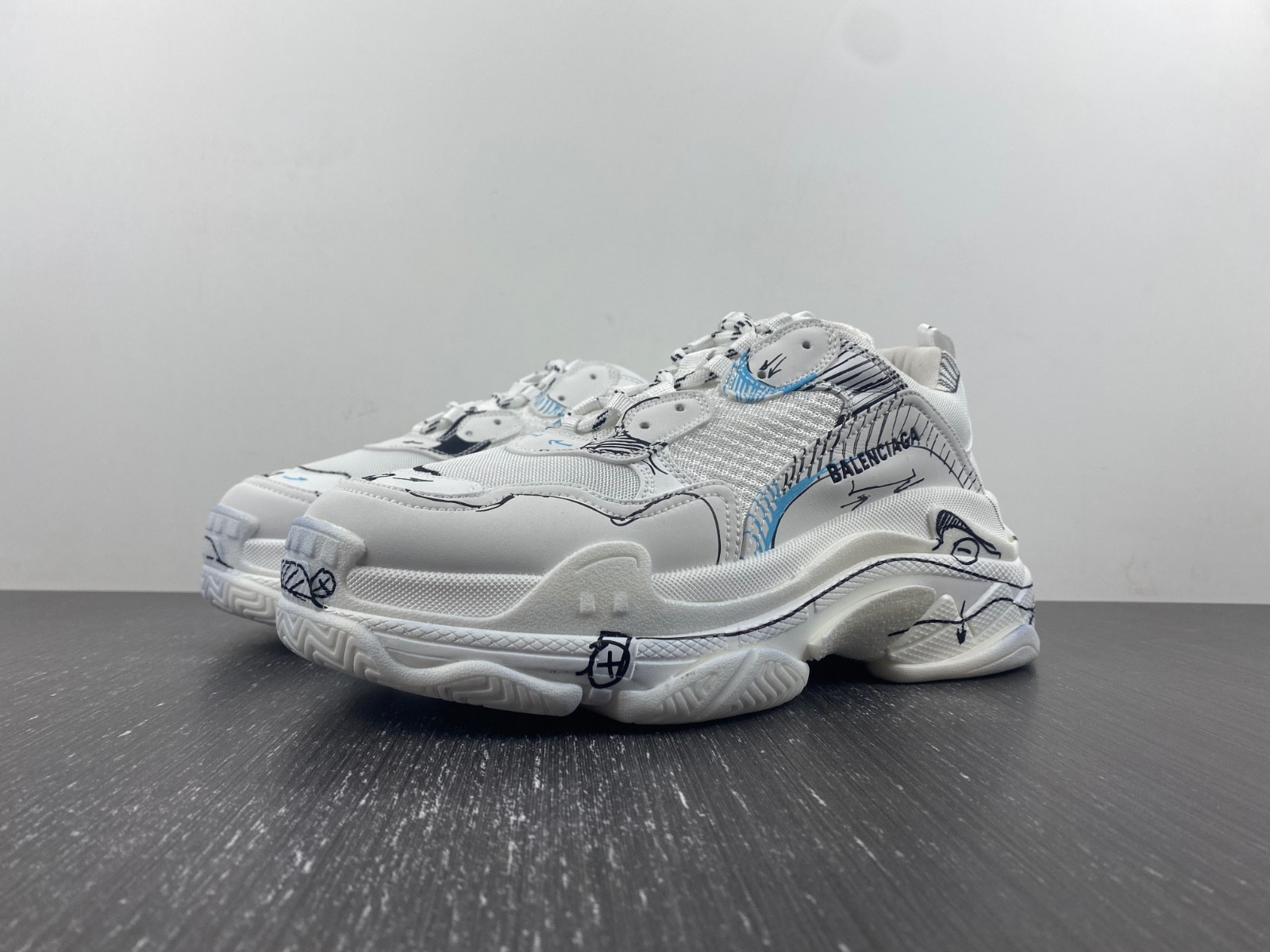 Ba*len*cia*ga triple triple s sketch