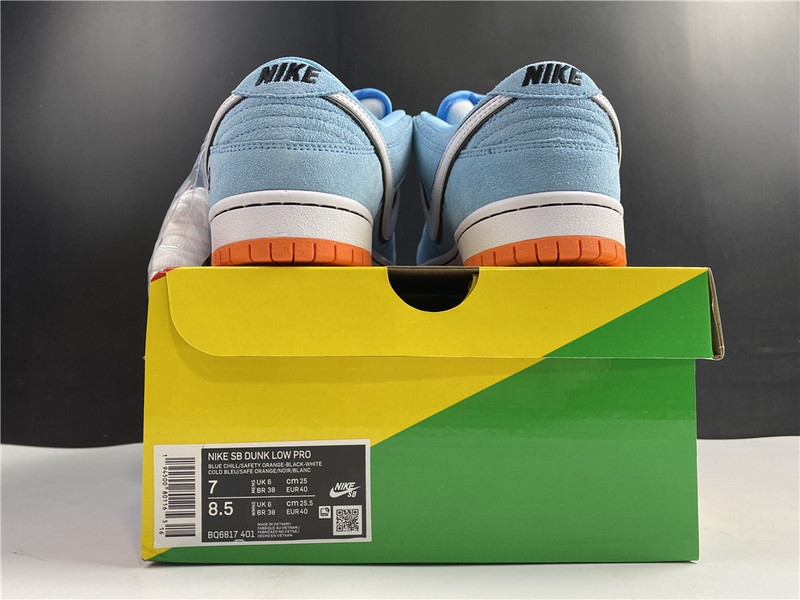 nike sb dunk low pro club 58 gulf x we club bq6817-401