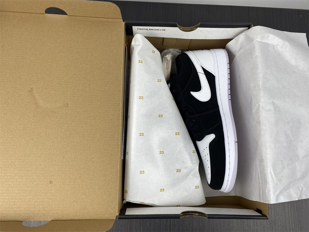 air jordan 1 low black white dh6931-001