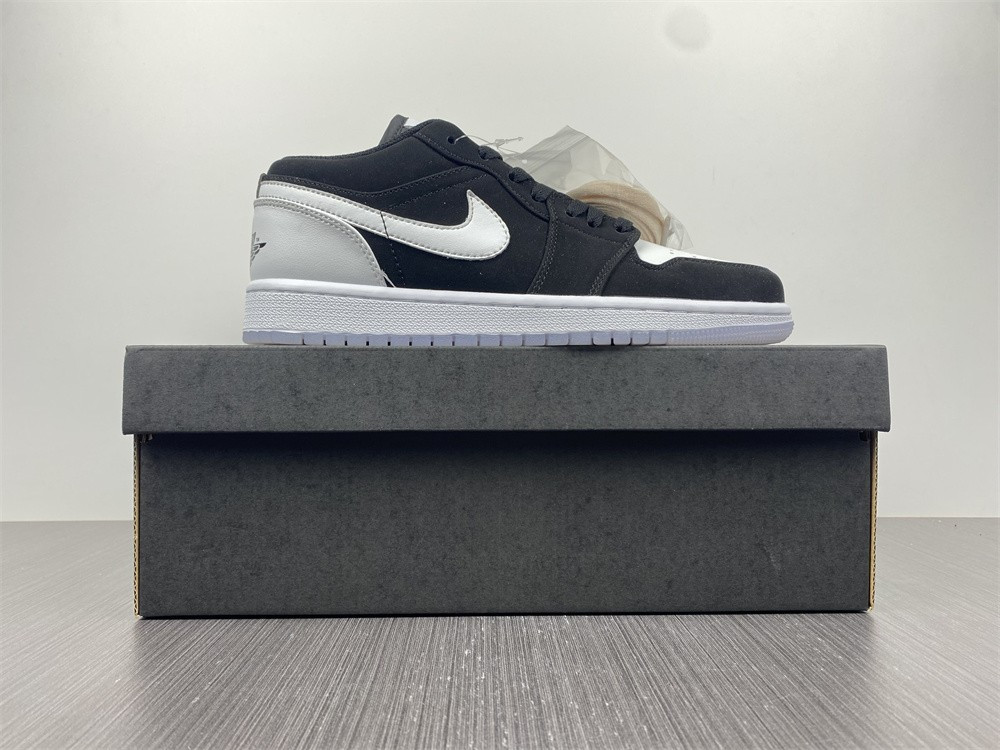 air jordan 1 low black white dh6931-001
