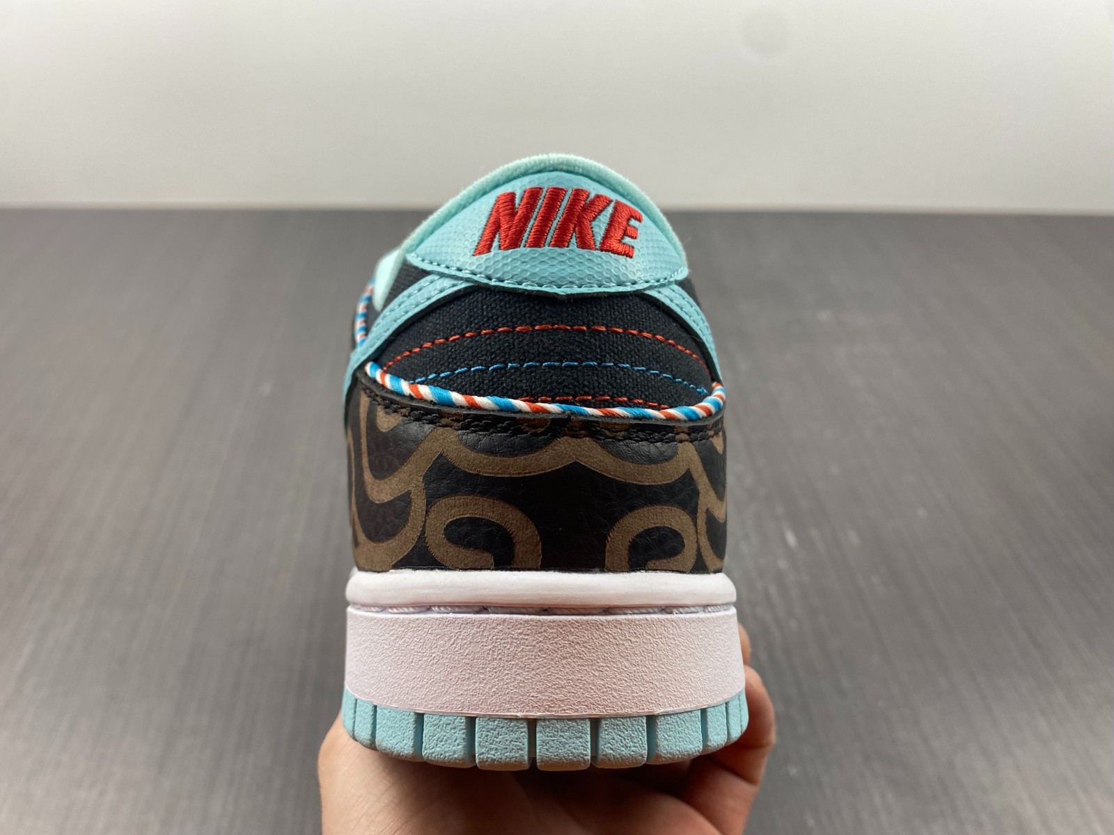 nike dunk low barber shop black dh7614-001