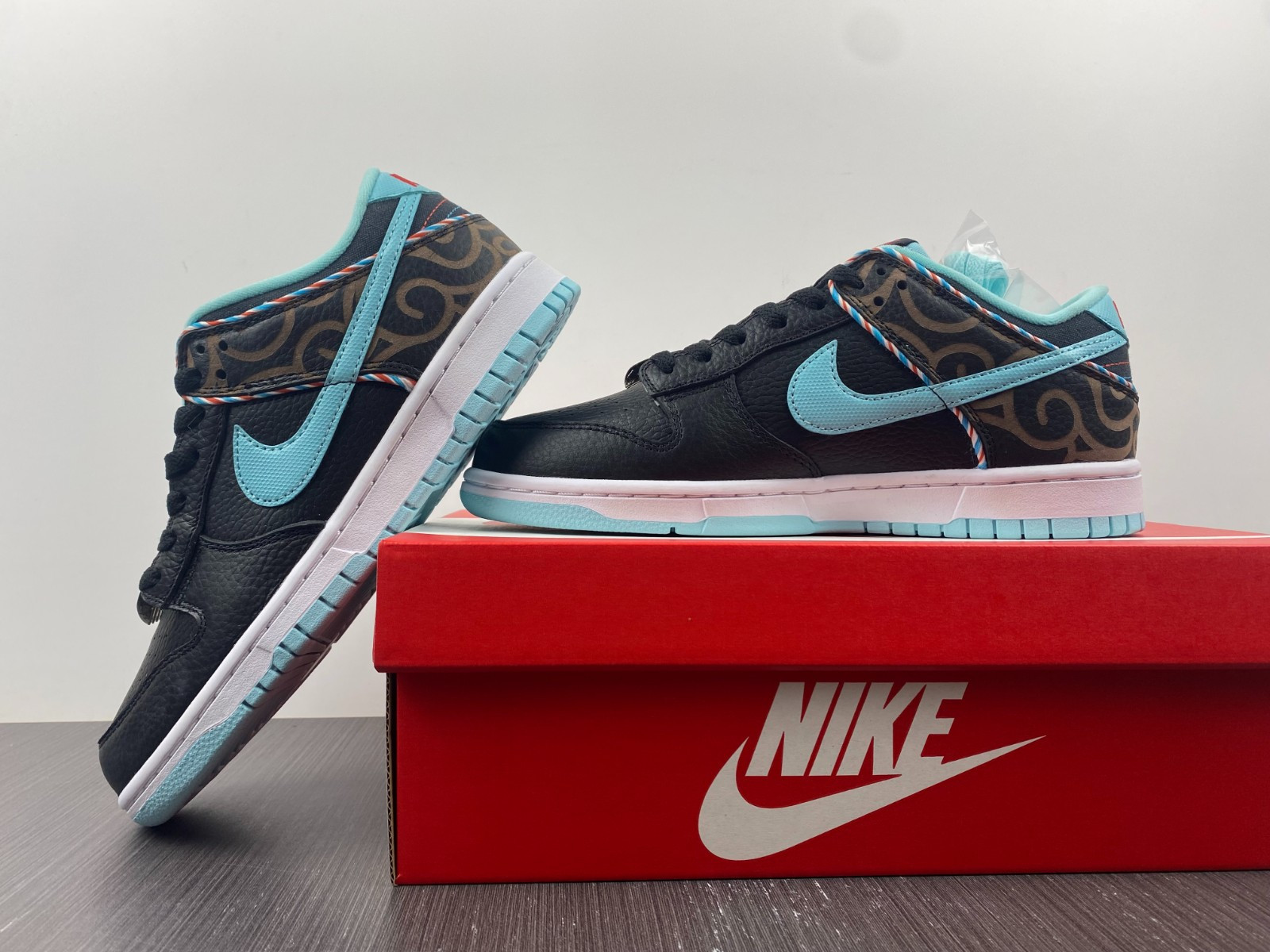 nike dunk low barber shop black dh7614-001