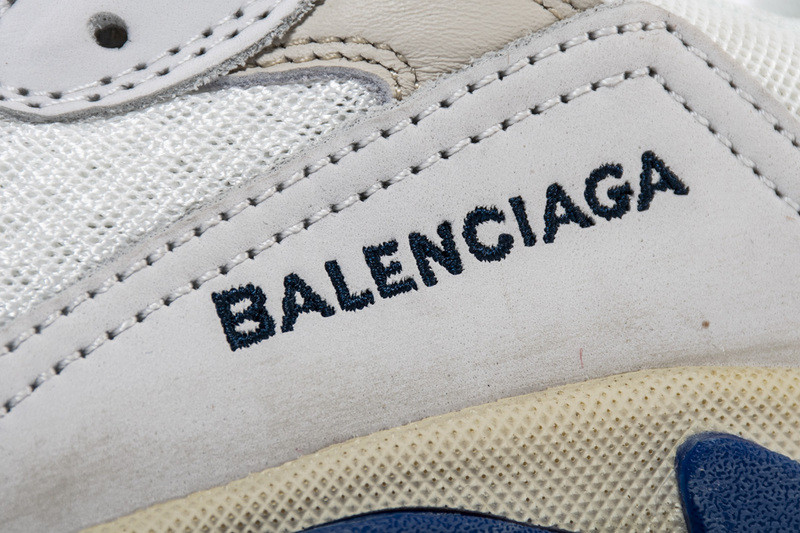 Ba*len*cia*ga triple s trainers white navy