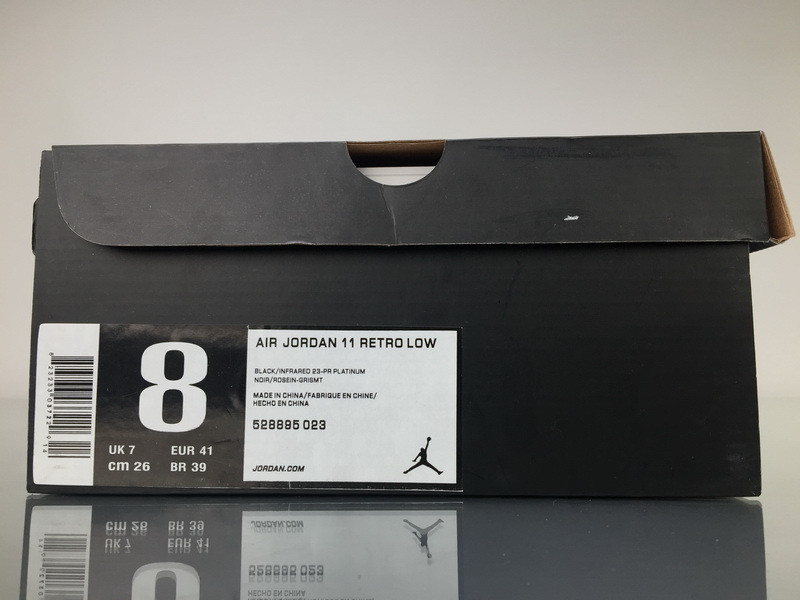 air jordan 11 retro low infrared 23 528895-023