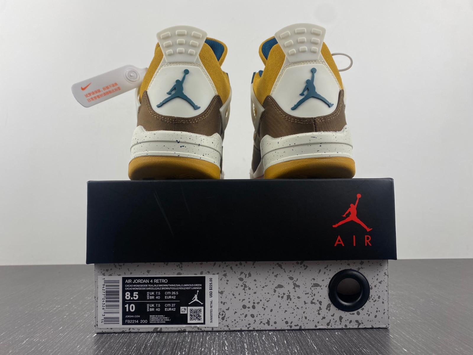 air jordan 4 gs "cacao wow" fb2214-200