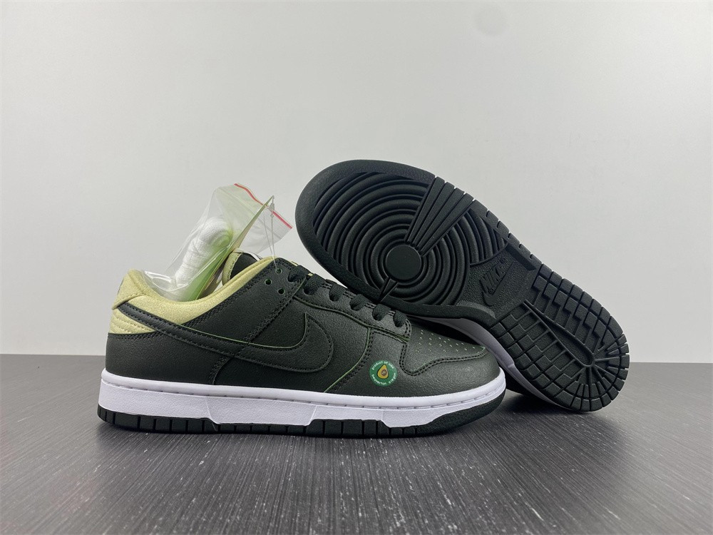 nike dunk low avocado (w) - dm7606-300